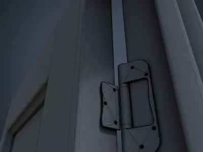  High interior door 3D model