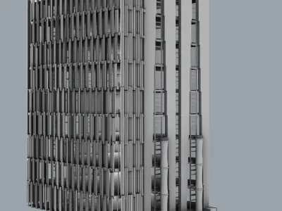 Council House 2 - Sectional 3D Model 3D model