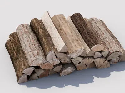 Firewood 3D model