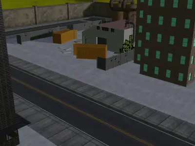 Game Ready Fps Map Free 3D model