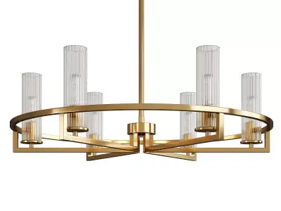 BOLTON CHANDELIER Low-poly 3D model