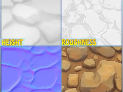 Stylized Ground Seamless Texture Texture 6