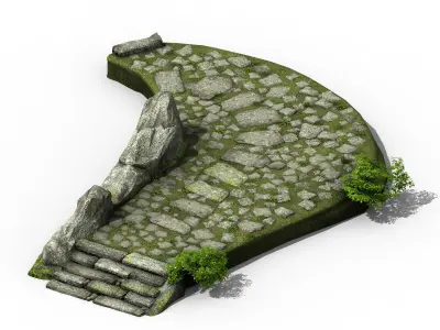 New Village - Pavement 3D model