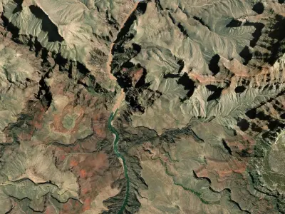 Mountain landscape Grand Canyon Arizona USA 3D model buy