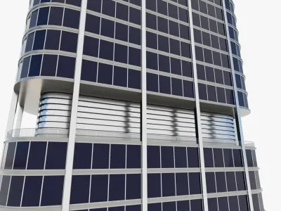 Buildings City 4 3D model