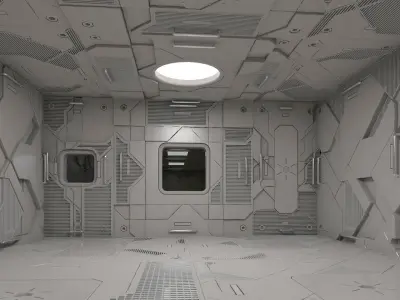 Sci-Fi Interior 101 3D model