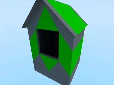 Buildings guard pack Free low-poly 3D model