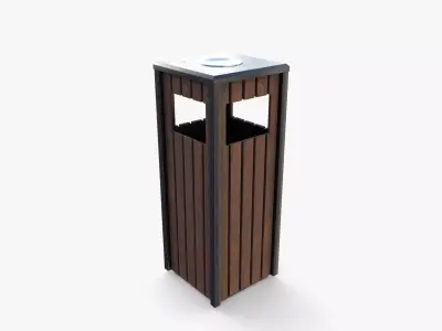 Trash can v4 3D model