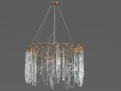 Niagara Chandelier Round 3D model