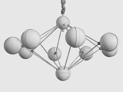 ARDO CHANDELIER 2 Low-poly 3D model