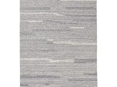 KIRAN HAND-KNOTTED WOOL and SILK RUG 3D model