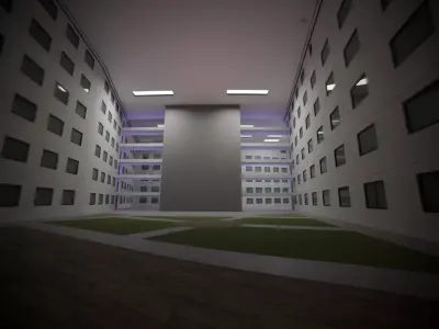 Liminal Hotel Backrooms Level 188 3D model