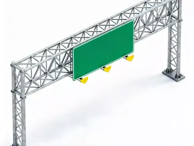 Evolution of Traffic Control - Roadway Infrastructure Collection 3D Model Pack