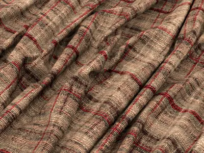 10 Plaid Fabric VOL02 4K Seamless PNG PBR Textures Texture