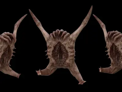 Headcrab - Fanart Low-poly 3D model