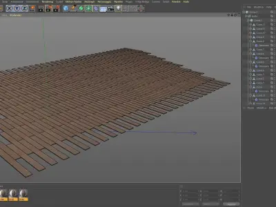 parquet durmast michelangelo 3D model
