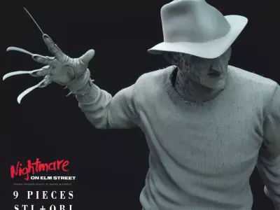 FREDDY KRUEGER printable 3D figure 3D print model