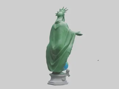 The Climate Guardian Statue model 3D model