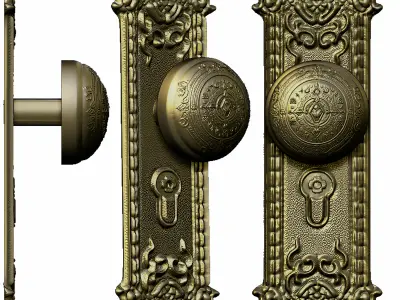 Door knob 3D model