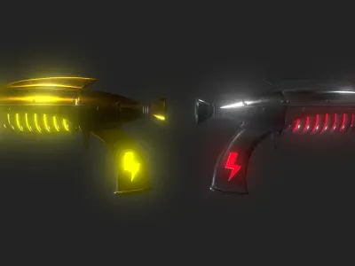 FNAF Security Breach Blaster 3D model
