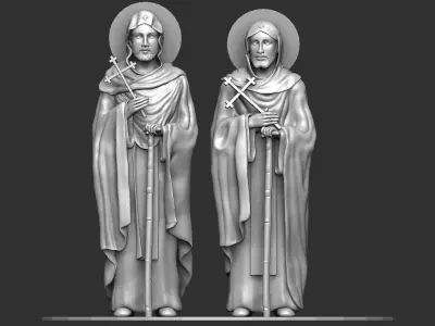 Saints Maximus and Domatius 3D print model