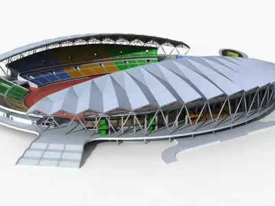 Gymnasium 3 3D model