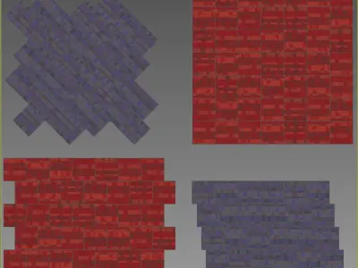 Wall to Wall Carpet Tile No 5 3D model