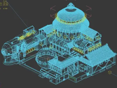 Crystal Palace - Black Market 3D model