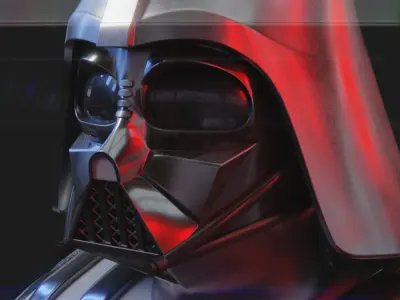 Darth Vader bust 3D model