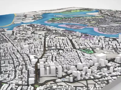 Ajman Free Zone UAE 3D model