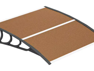 Polycarbonate Window Awning Patio Canopy 3D model