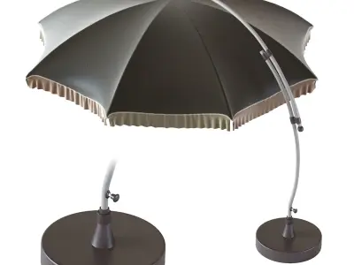 Sun Garden Umbrella 3D model