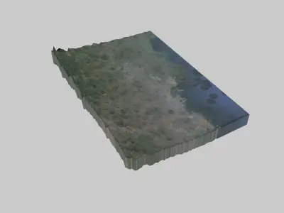 Tangerang City Low-poly 3D model