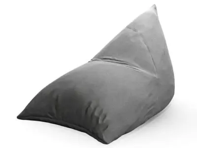 Armchair Rolled Onto Floor As Cushion 3D model