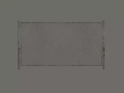 Chain Link Fence 3D model