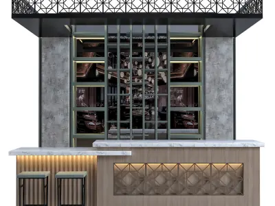 Restaurant Bar 14 3D model