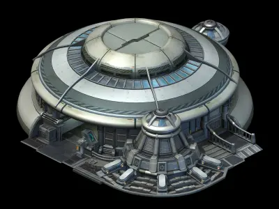 Mechanical Building - Stadium 3D model