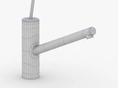 1656 - Water Tap Low-poly 3D model