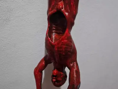 Flayed Trophy Victim for Predator Displays 3D print model