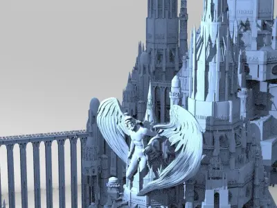 KING ARTHURS CAMELOT Towers 3 3D model