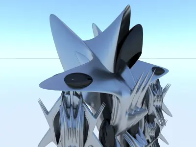 Robot Cyborg Character Sci Fi 3D model