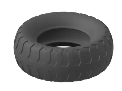 Plastic Cargo Truck Tyre Toy 3D model