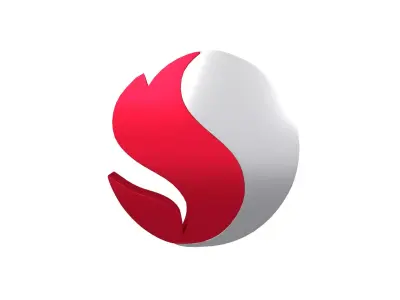 Snapdragon Logo v1 002 Free low-poly 3D model