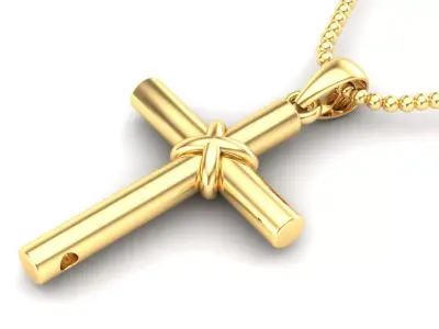 Light Gold Cross New Design  CP 23 3D print model