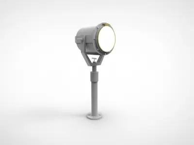 Search light ship 3D print model