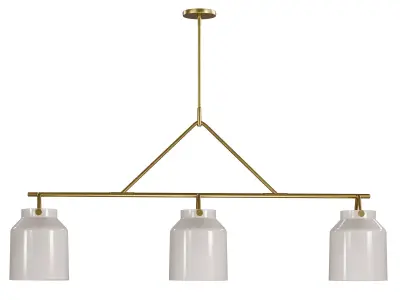 Henry 3-Light Chandelier by West Elm 3D model