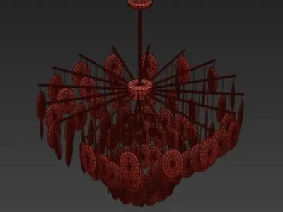 Arteriors Tiffany Chandelier 3D model