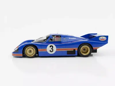 Porsche 962 Group C Endurance Racer Low-poly 3D model