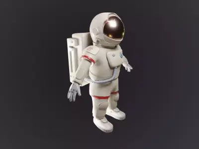 CARTOON  ASTRONAUT 3D model