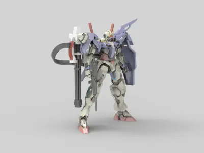 Gundam 00 Aile Finish 3D model